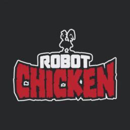 Robot Chicken Tv Show Logo Black