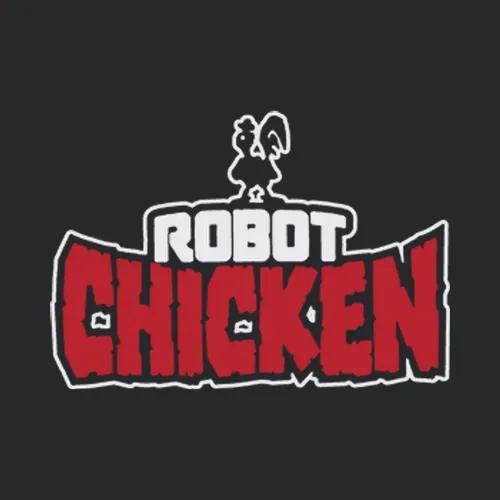 Robot Chicken Tv Show Logo Black