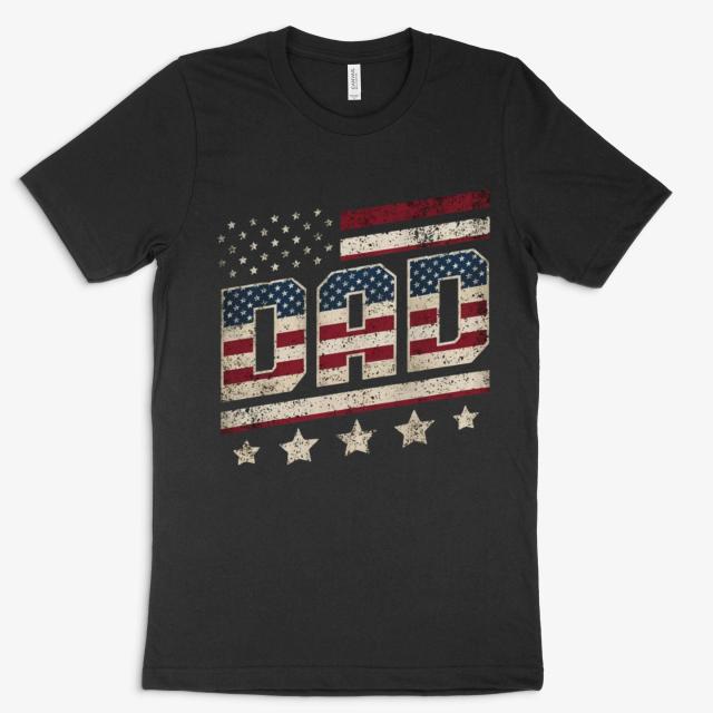 Vintage Dad Usa American Daddy Fathers Day